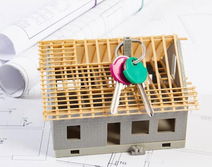 Constructions maisons du plan aux finitions