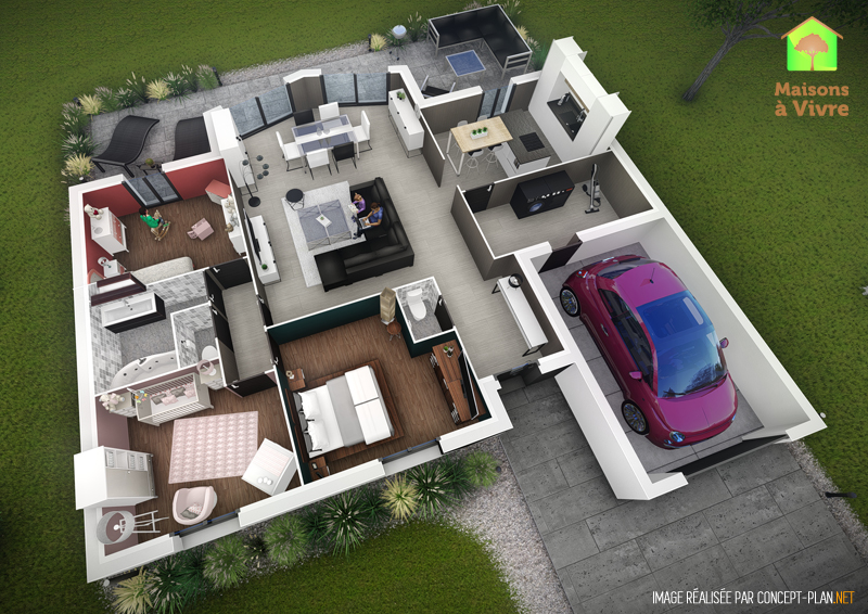 Maison CONTEMPORAIN EVOLUTION - 3